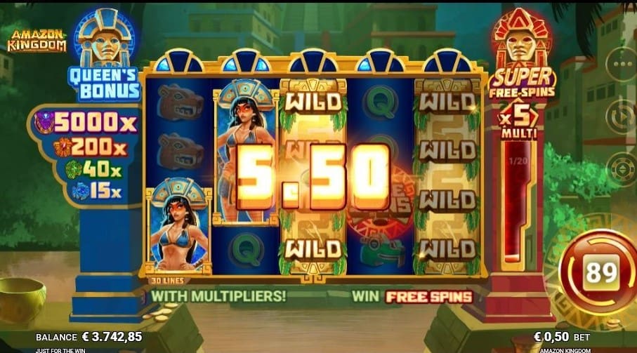 Amazon Kingdom Slot Win