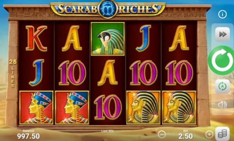 Area Link Scarab Riches Game