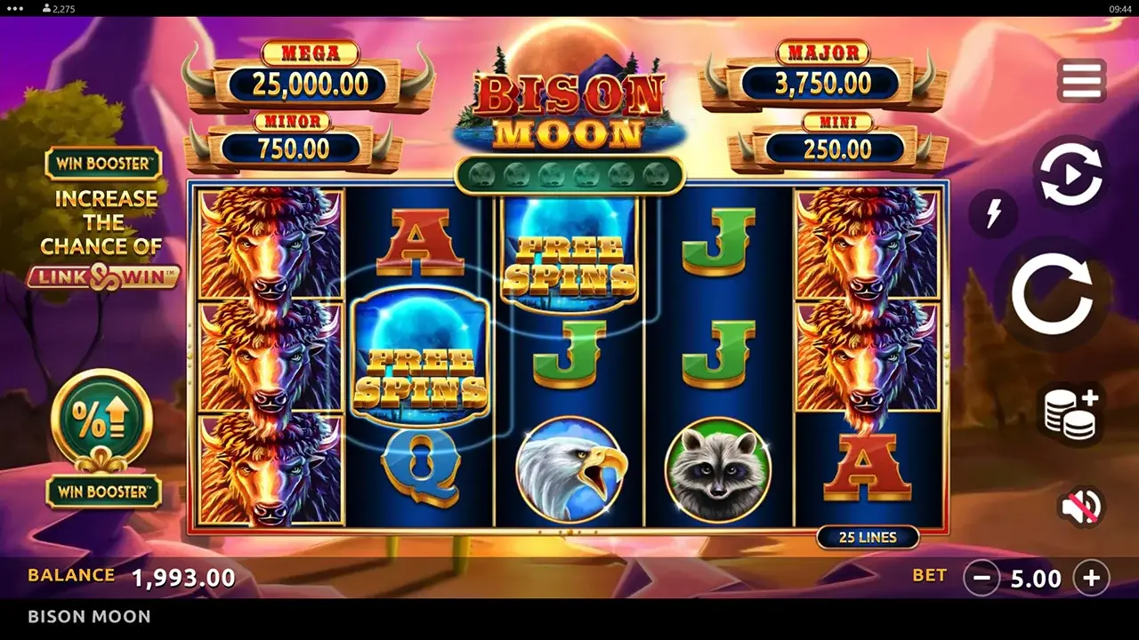 Bison Moon Link Win Slot