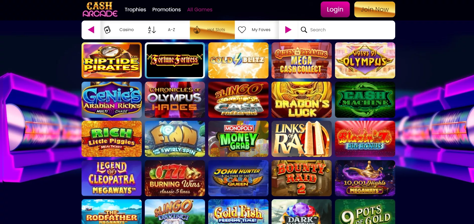 Cash Arcade Casino