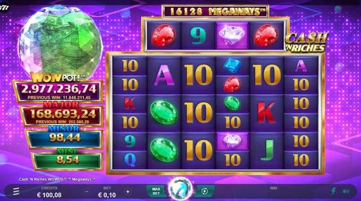 Cash ‘N Riches WOWPOT Megaways review