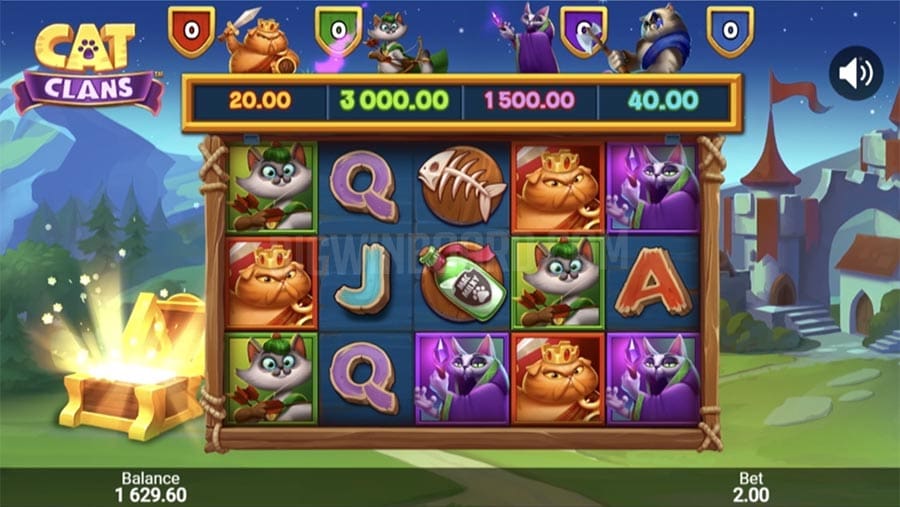 Cat clans slots game