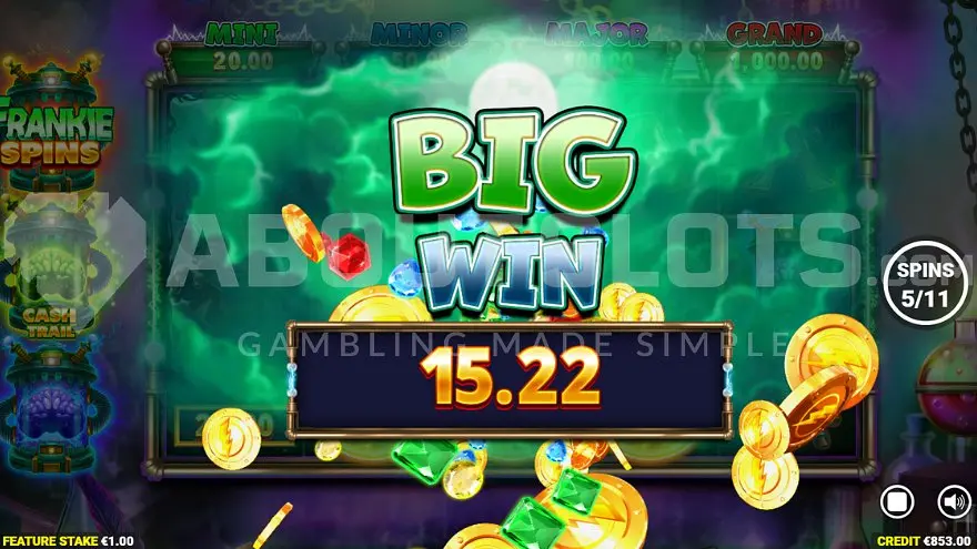 Frankenstein's Fortune slots game