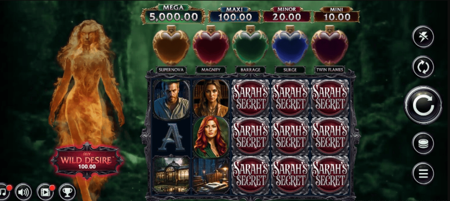 Immortal Romance Sarah's Secret Slots