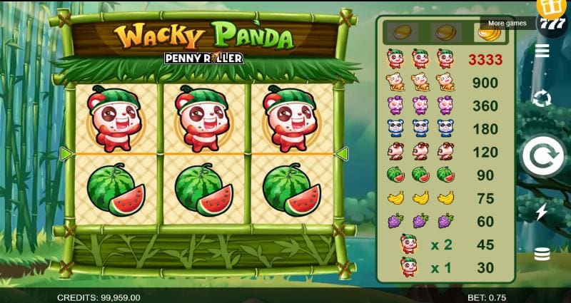 Wacky Panda Power Combo Slots Game
