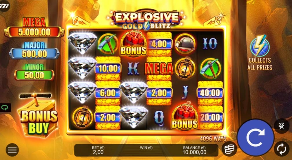 explosive gold blitz slot